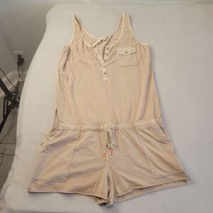Michael Stars Romper Short Beige Tan Size  Medium